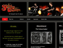 Tablet Screenshot of bikerstickerei.de